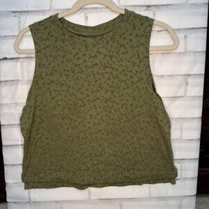 olive green sleeveless tank